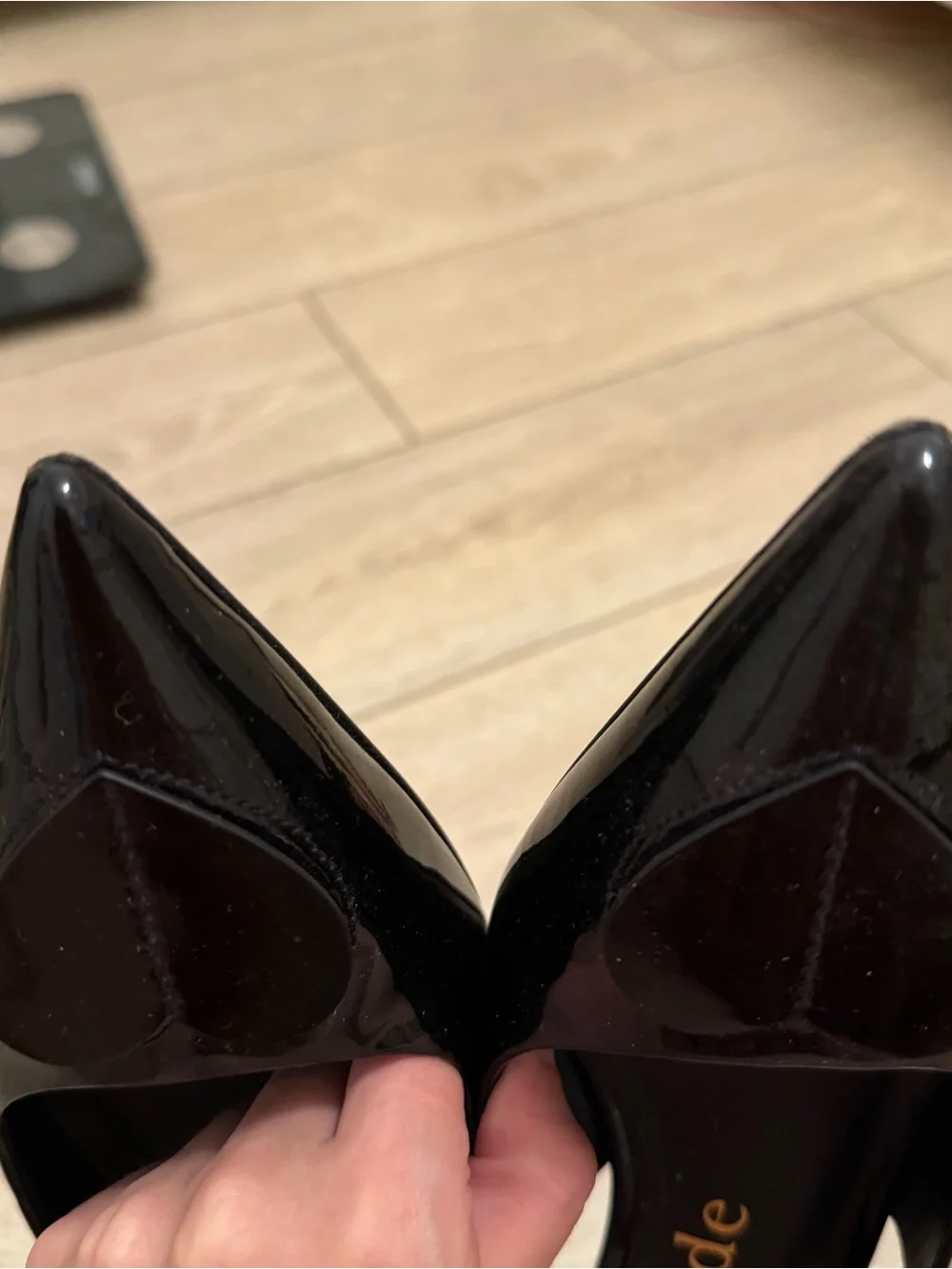Kate Spade Lover Slingback Black Heart Kitten Heel